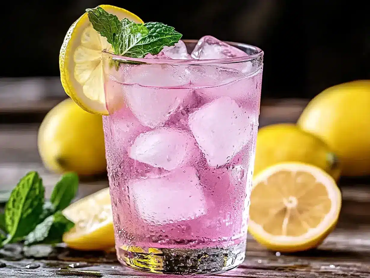 4 Ingredient Mounjaro Recipe – Step-by-step process showing lemon, ginger, and honey being mixed into a detox drink
